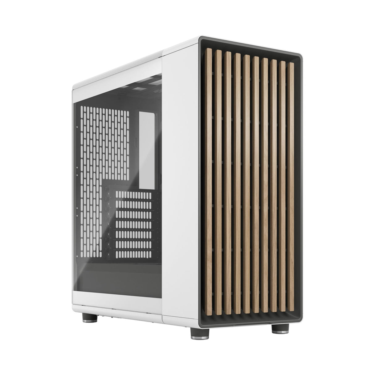 PC- Gehäuse Fractal Design North Chalk White TG