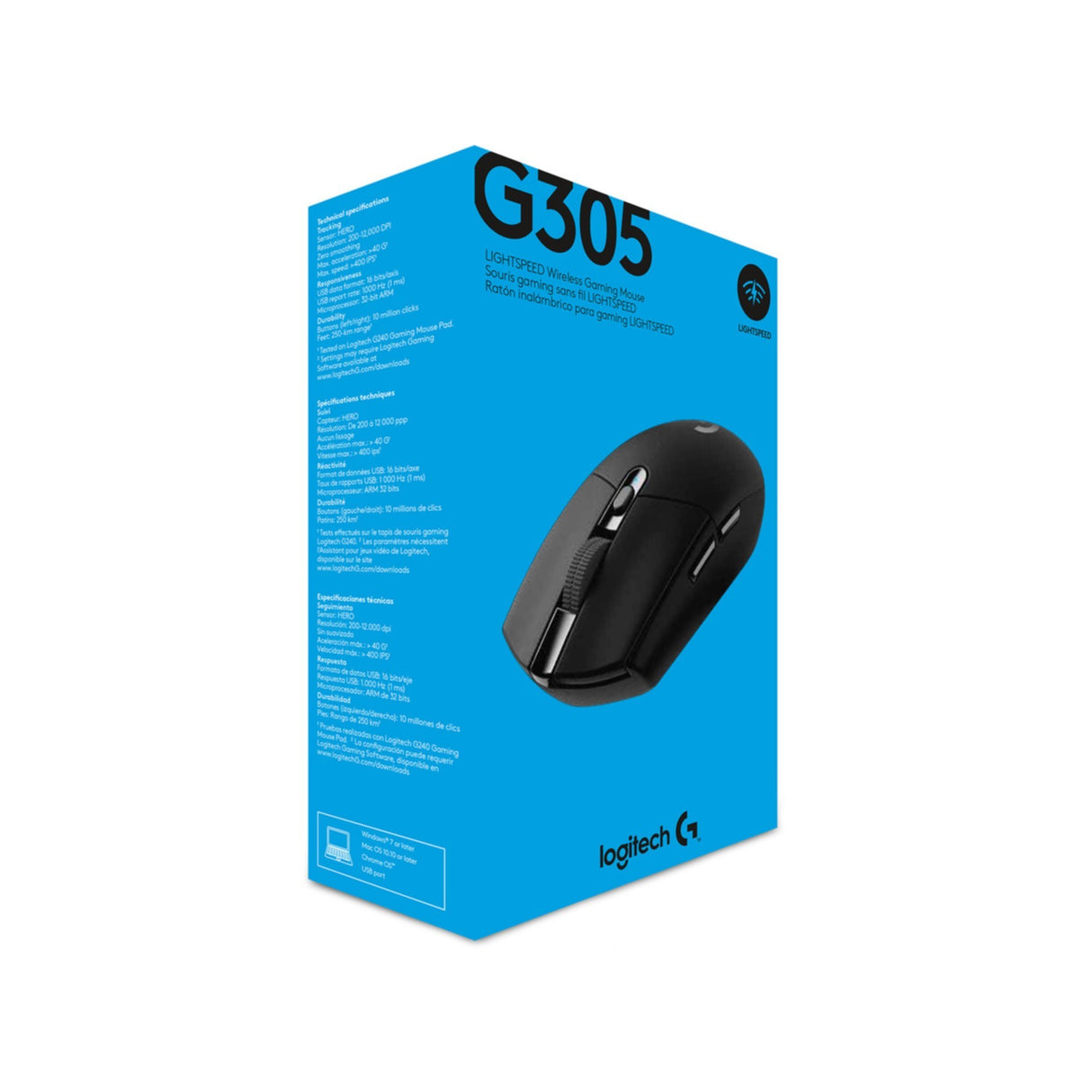 Mouse Logitech G G305 Wireless black (910-005283)