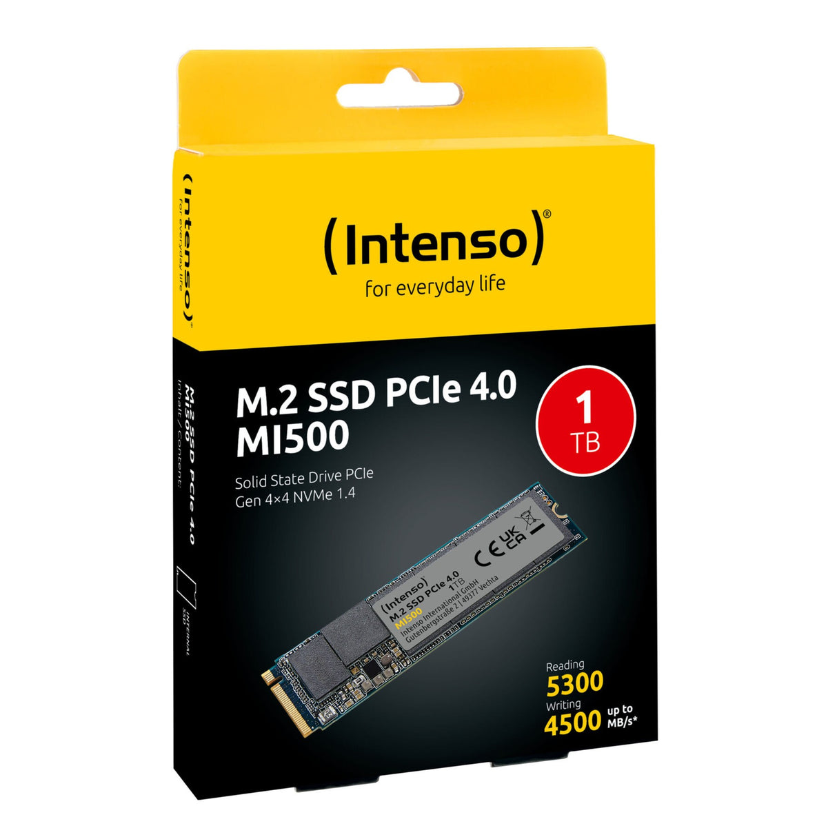 SSD Intenso 1TB MI500 M.2 2280 PCIe 4.0 x4 NVME 1.4  3836460