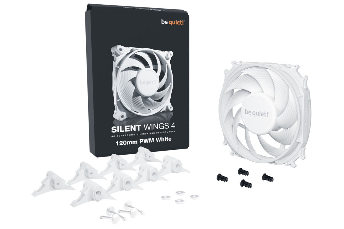 PC- Gehäuselüfter Be Quiet SilentWings 4 120mm PWM white BL114, Bild 4
