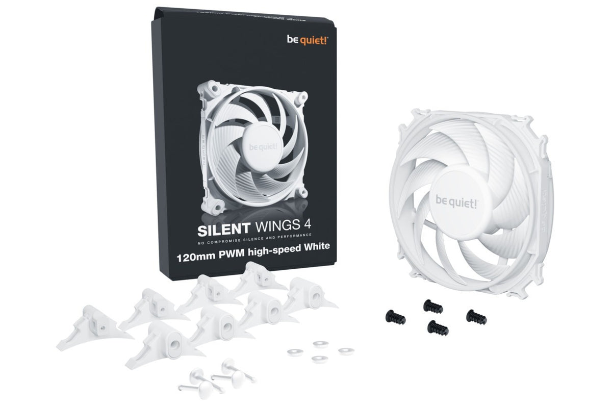 PC- Gehäuselüfter Be Quiet SilentWings 4 120mm PWM high-speed white BL115, Bild 4