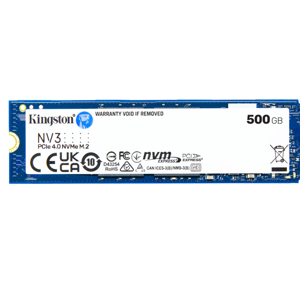 SSD Kingston NV3 500GB Kingston SNV3S/500G M.2 PCIe 4.0 NVMe
