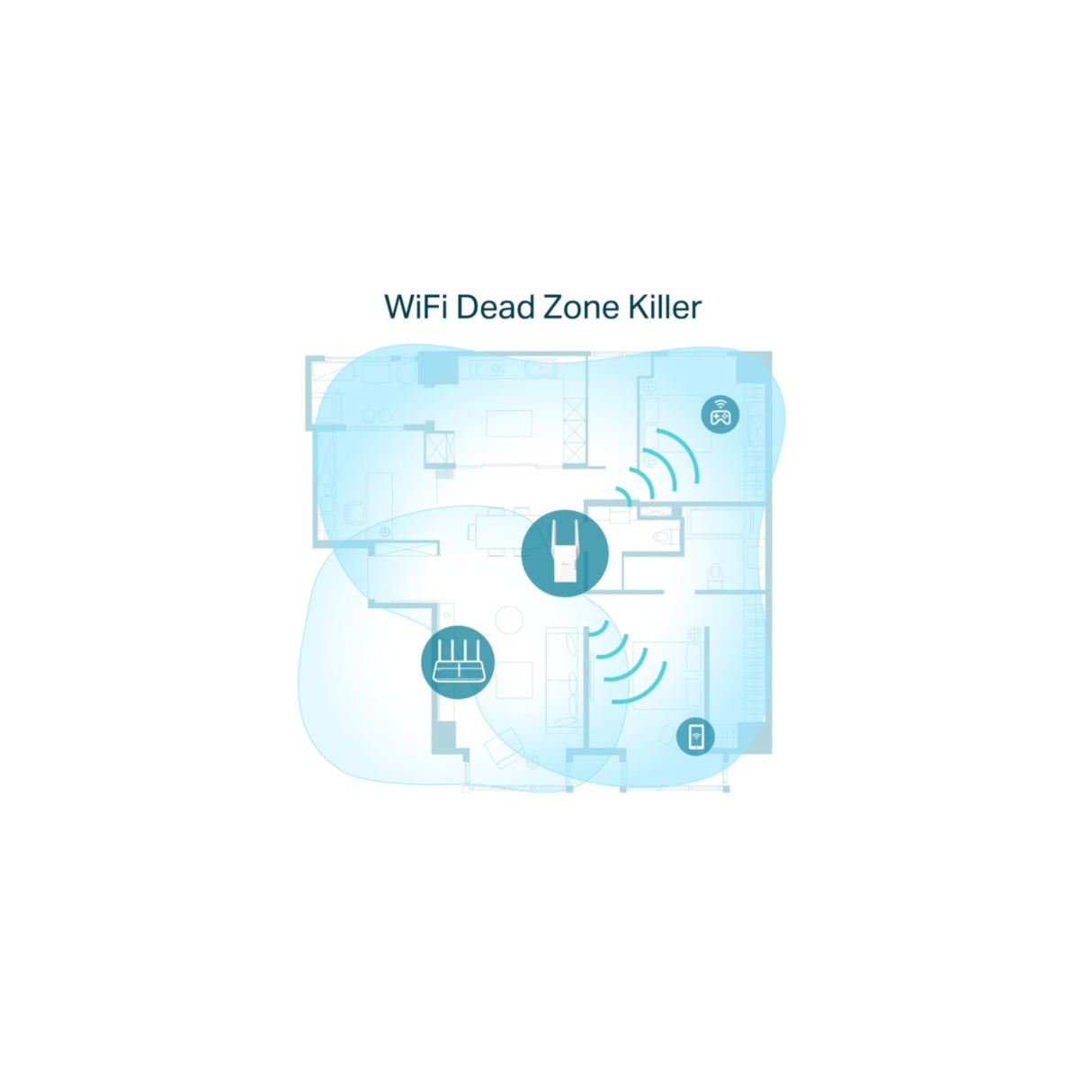 TP-Link Wi-Fi-Range-Extender RE605X