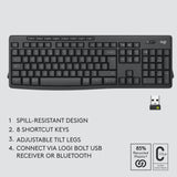 Keyboard & Mouse Logitech Wireless Combo for Business MK370 black (DE) (920-012065)