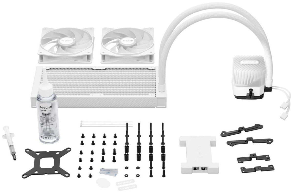 Cooler Be Quiet! Light Loop - Prozessor - Wasserkühlung - 240mm White (BW021), Bild 7