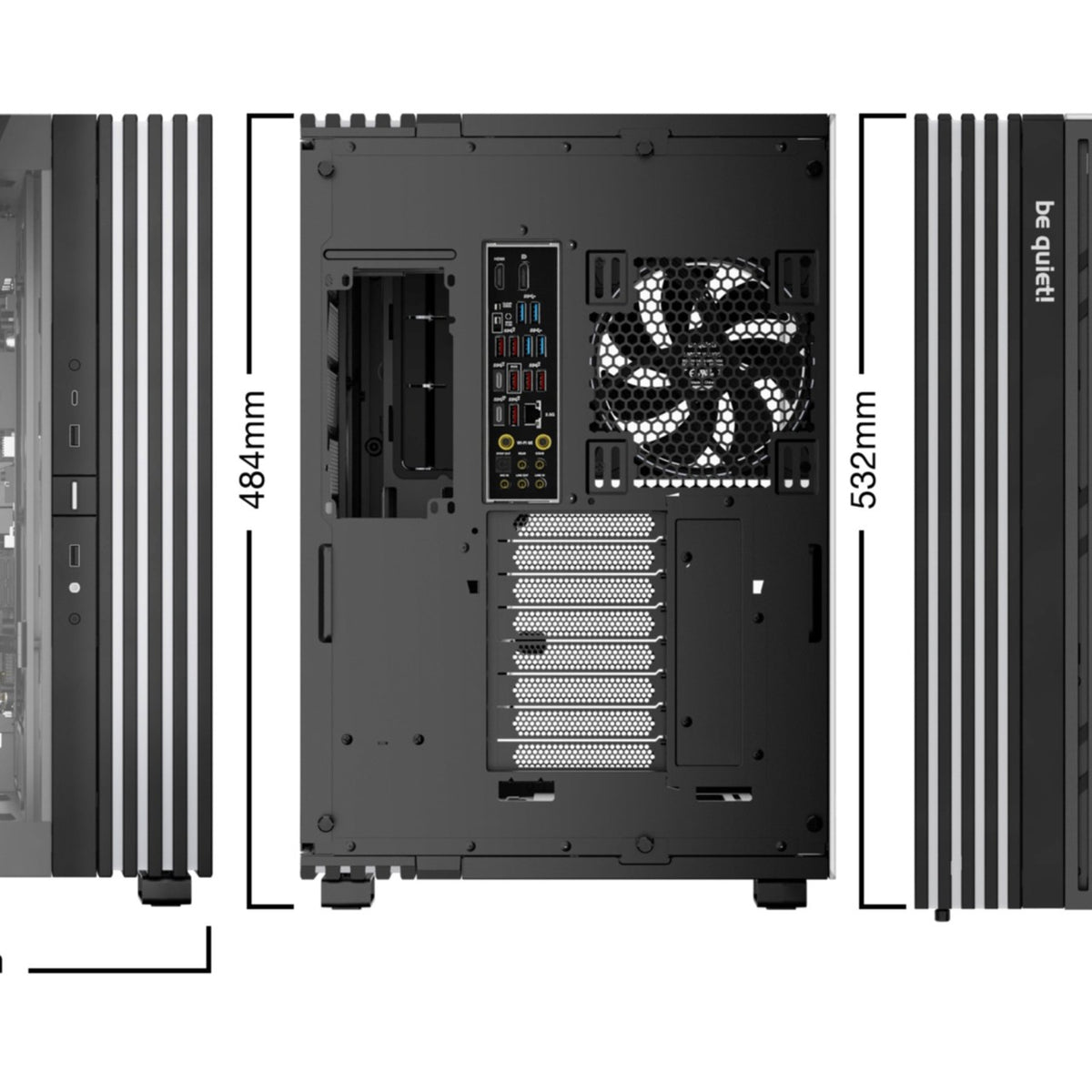 PC- Gehäuse BeQuiet Light Base 900 FX - Black, Bild 2