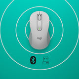 Mouse Logitech Signature M650 for Business - Bluetooth - Weiß (910-006349)