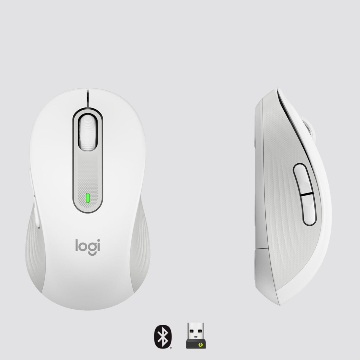 Mouse Logitech Signature M650 for Business - Bluetooth - Weiß (910-006349)