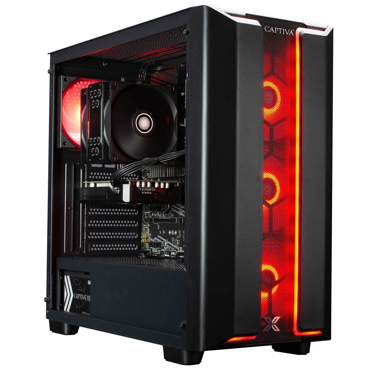 Captiva PC Advanced Gaming I95-804 (i5-14600KF/RTX5060 8GB GDDR7/SSD 2TB/32GB/WLAN/Windows 11 Home 64-bit)