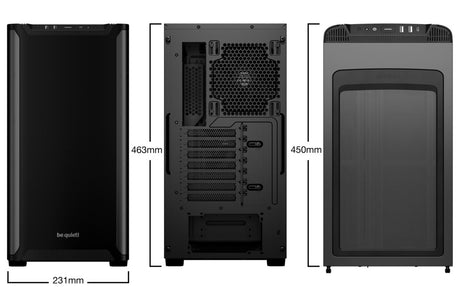 PC- Gehäuse BeQuiet Pure Base 501 - black, Bild 2