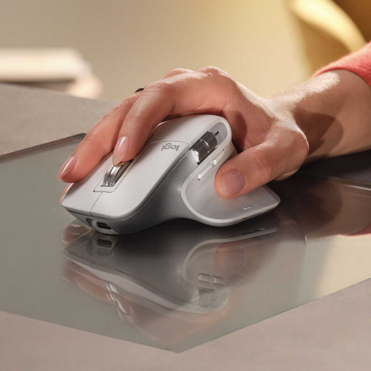 Mouse Logitech MX Master 3S wireless silver-white (910-006560)