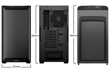 PC- Gehäuse BeQuiet Pure Base 501 Airflow Window - black, Bild 2