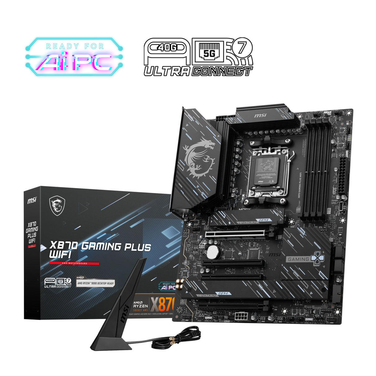 MSI MAG X870 Gaming Plus Wifi (AM5) (D)