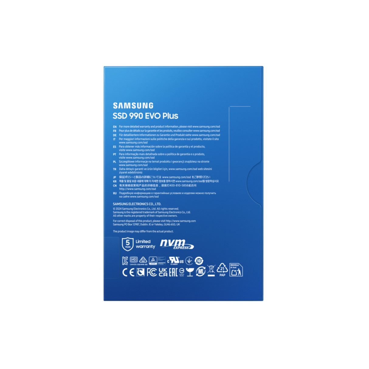 SSD Samsung 990 EVO Plus M.2 2TB NVMe MZ-V9S2T0BW PCIe 4.0 x4 / PCIe 5.0 x2