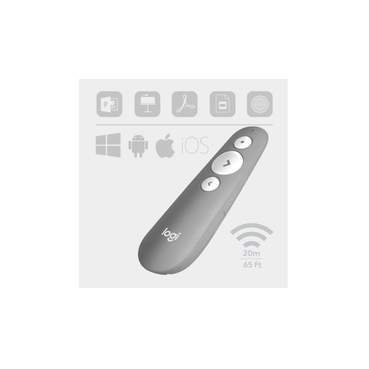Logitech Wireless Presenter R500 Grau (910-006520), Bild 3