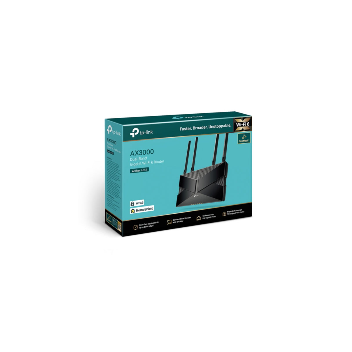 TP-Link Wireless Router 4-port Switch Archer AX53