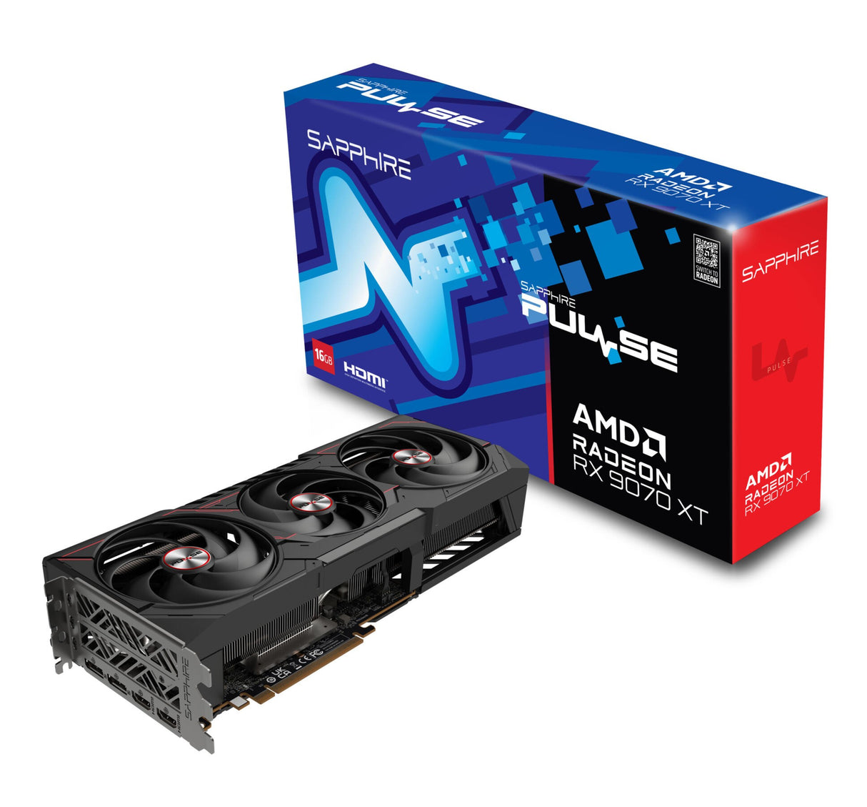 VGA SAPPHIRE PULSE Radeon RX 9070 XT 16GB Gaming (UEFI)