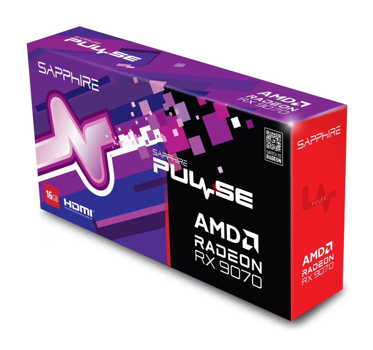 VGA SAPPHIRE PULSE Radeon RX 9070 16GB Gaming (UEFI)