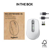 Mouse Logitech MX Anywhere 3S for Business Wireless white (910-006959)