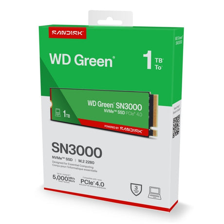 SSD WD Green 1TB SN3000 NVME M.2 PCI Express Gen4 x4 WDS100T4G0E [88974_6_1280x1280..jpg]