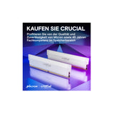 DDR5 32GB KIT 2x16GB PC 6000 Crucial PRO Overclocking Edition CP2K16G60C36U5W weiß