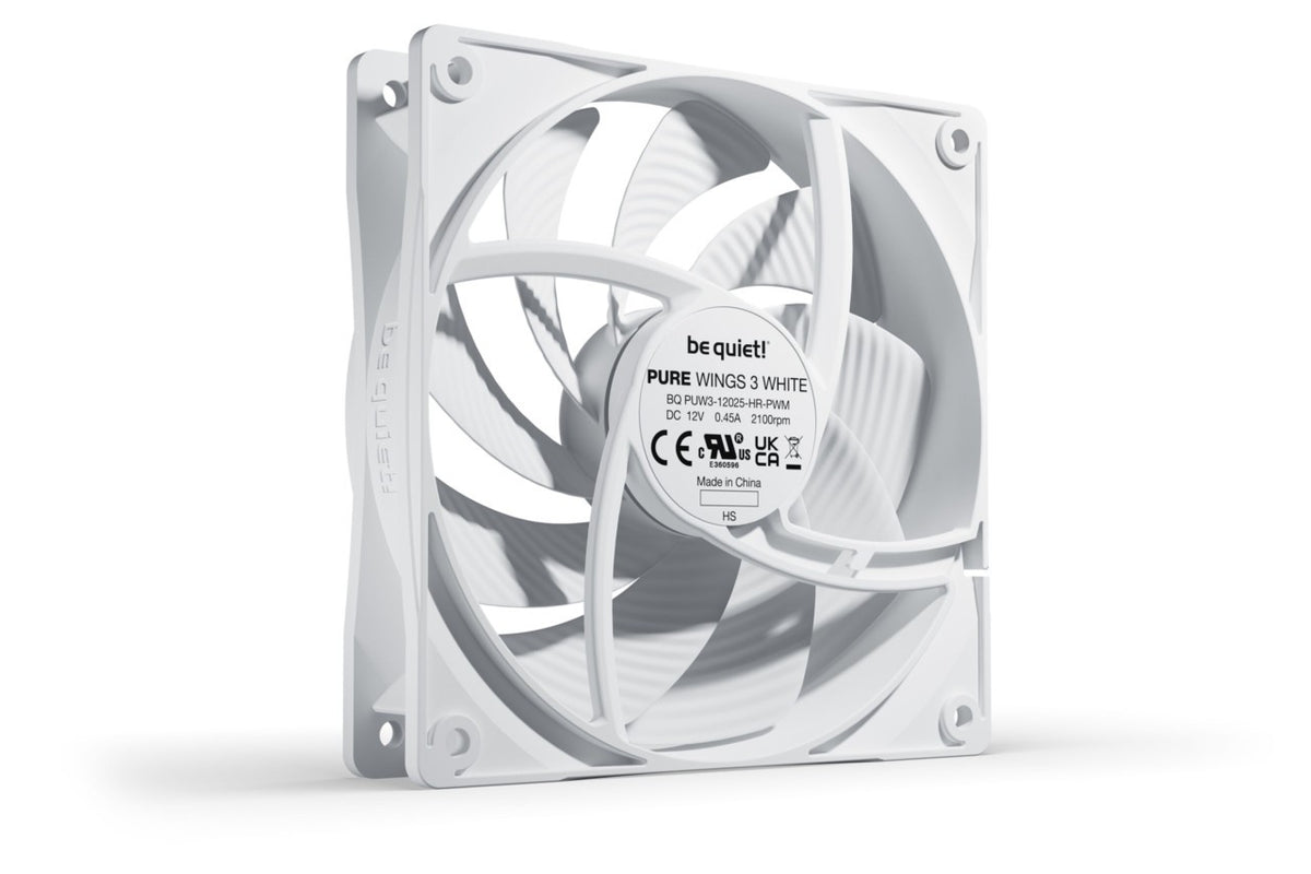PC- Gehäuselüfter Be Quiet Pure Wings 3 high-speed 120mm PWM white BL111, Bild 2