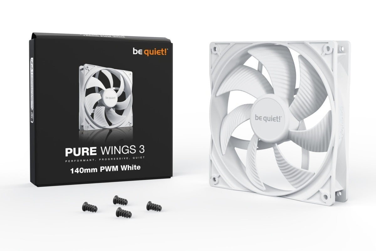 Gehäuselüfter Be Quiet Pure Wings 3 PWM 140mm white BL112, Bild 3
