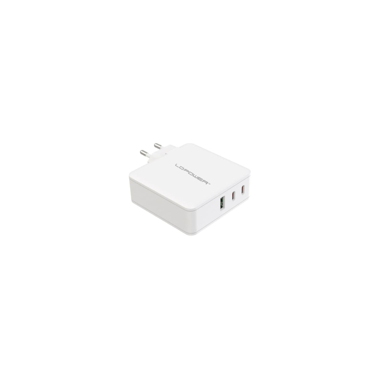 Steckdosenadapter LC-Power USB Ladegerät 2x USB-C 1x USB-A 100W LC-GAN-100