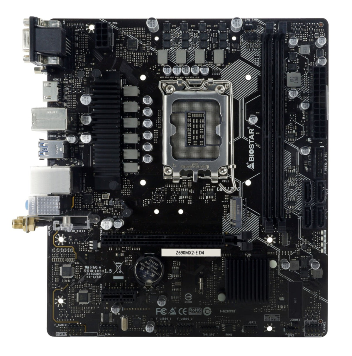 Mainboard Biostar Z690MX2-E D4 (1700)