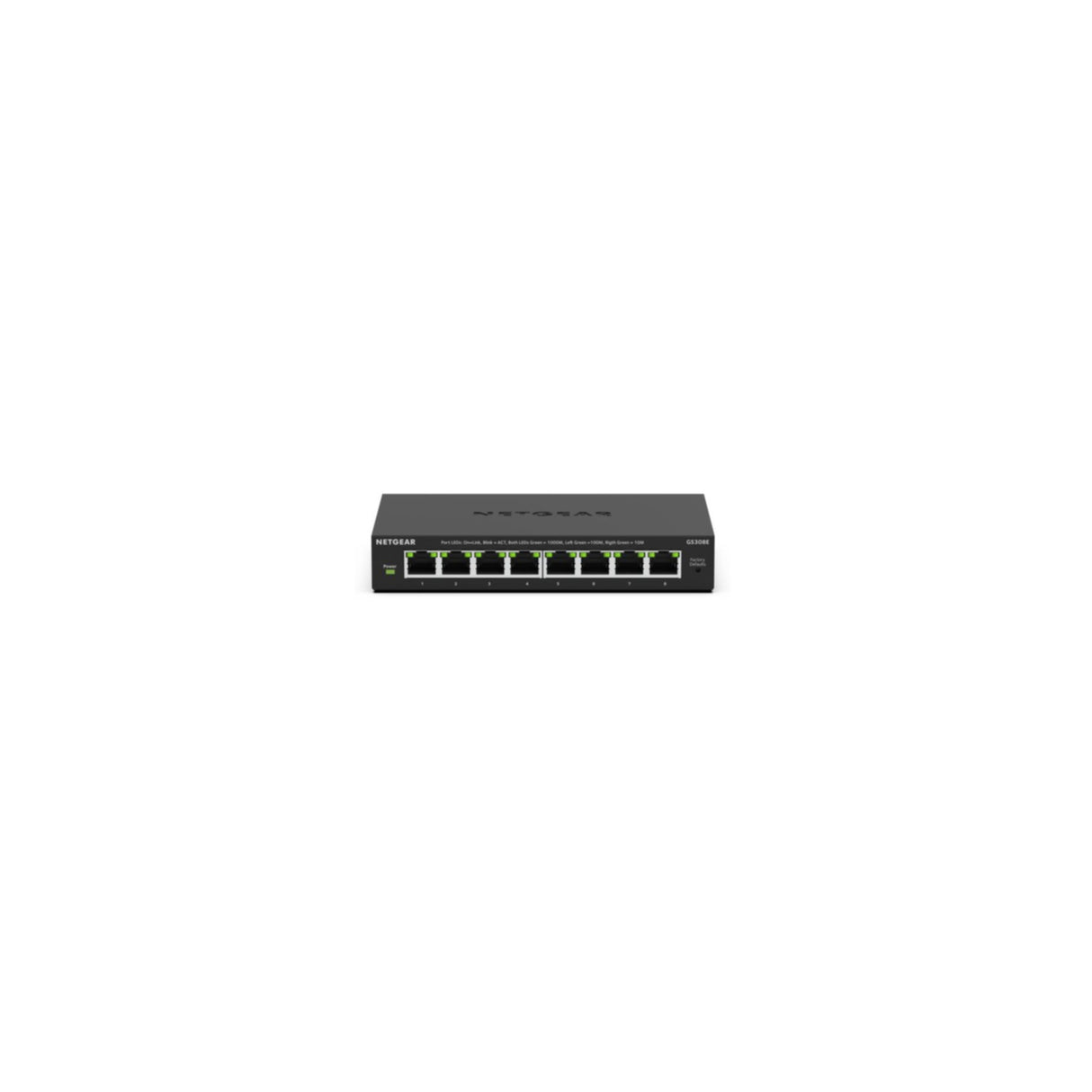 NETGEAR Switch 8-port 10/100/1000 GS308E-400EUS