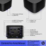 HP Thunderbolt Dock G4 Docking Station 4J0A2AA#ABB