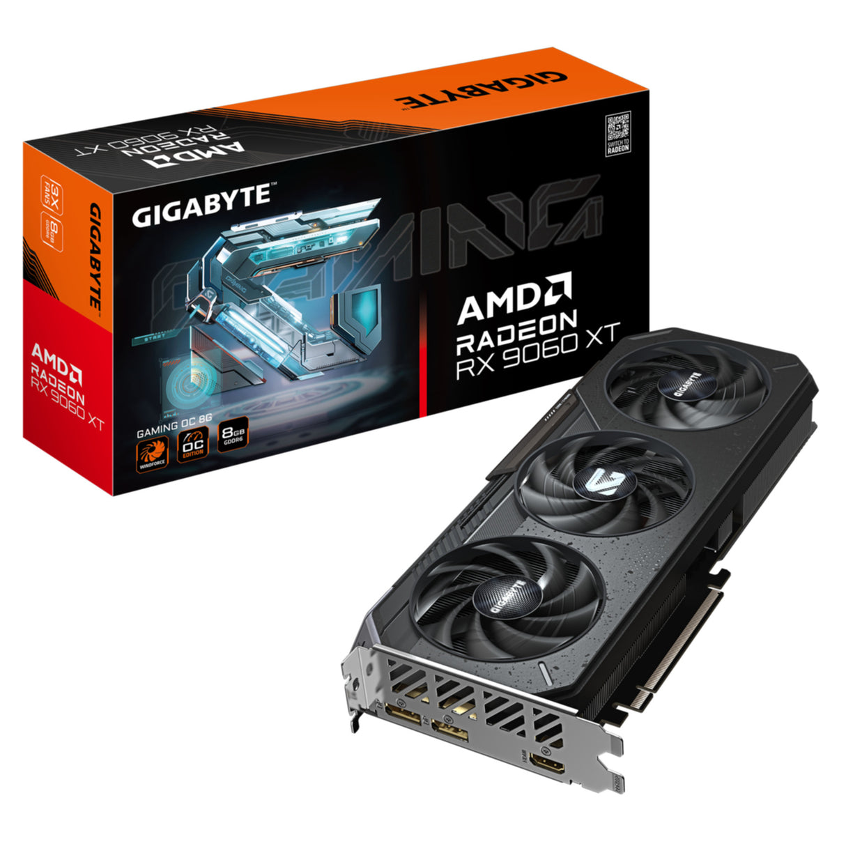 VGA Gigabyte Radeon RX 9060 XT GAMING 8GB OC