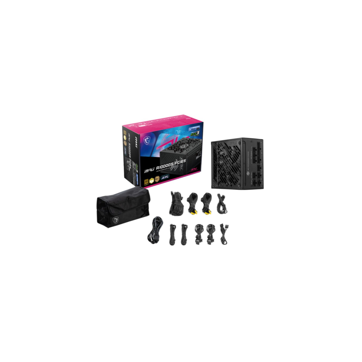 PC-Netzteil MSI MPG A1000GS PCIE5.1 - ATX3.1 306-7ZPFY11-CE0