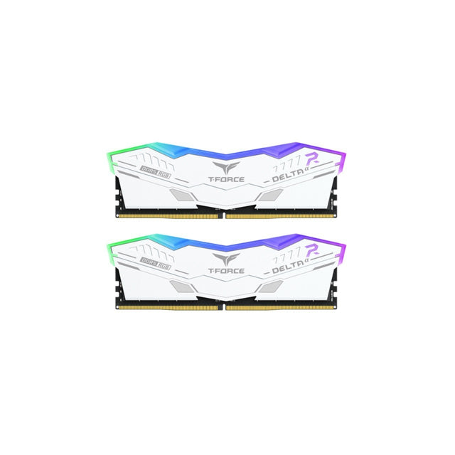 DDR5 32GB KIT 2x16GB PC 6000 Team T-Force Delta RGB CL30 FF8D532G6000HC30DC01 weiß