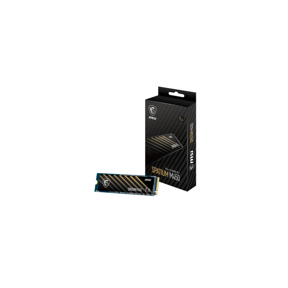 SSD MSI 1TB Spatium M450 PCIe M.2 NVME PCIe 4.0 x4 (retail)