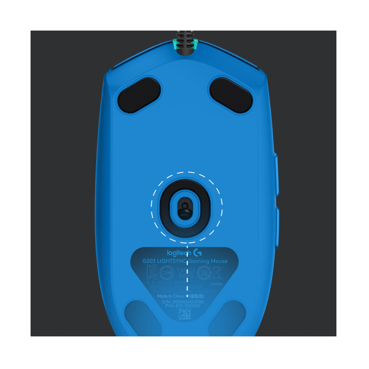 Mouse Logitech G G203 wire blue (910-005798)