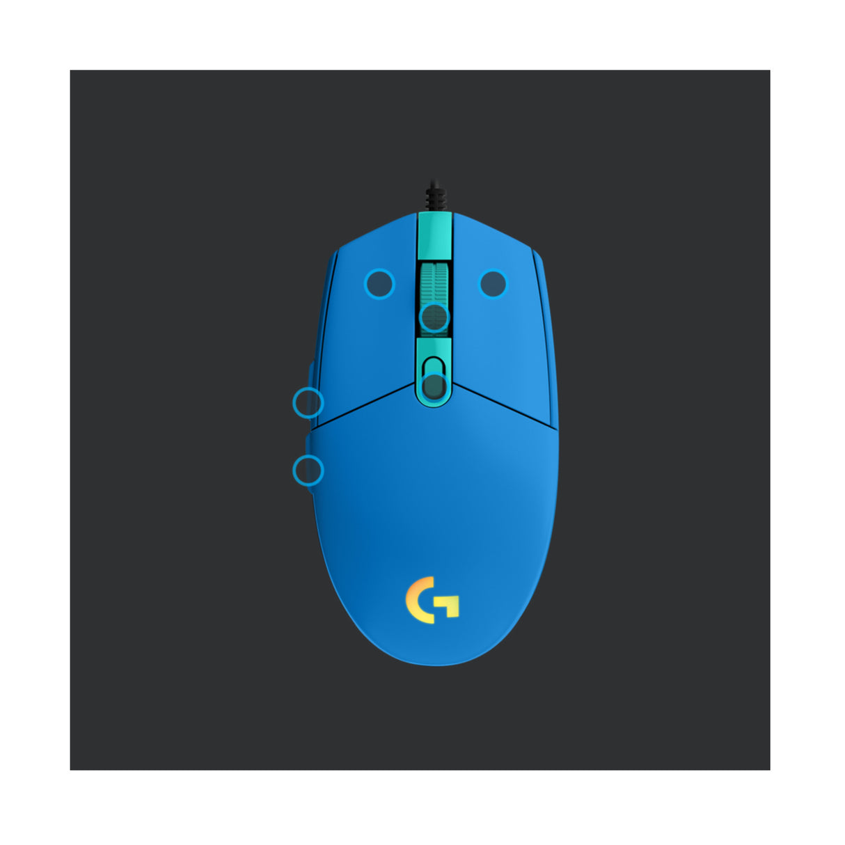 Mouse Logitech G G203 wire blue (910-005798)