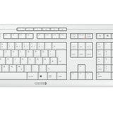 Keyboard & Mouse Cherry Wireless Combo Comfort white (DE) (JD-8550DE-0)