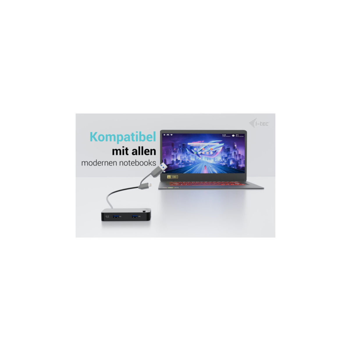 i-tec USB-C Docking Station 3.2 Gen 1 + 2 x USB 3.2 Gen 1 + 2 x SuperSpeed USB