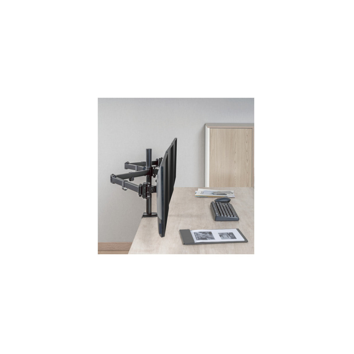 LogiLink Monitorhalterung 3-fach 13"–27" Stahl BP0173
