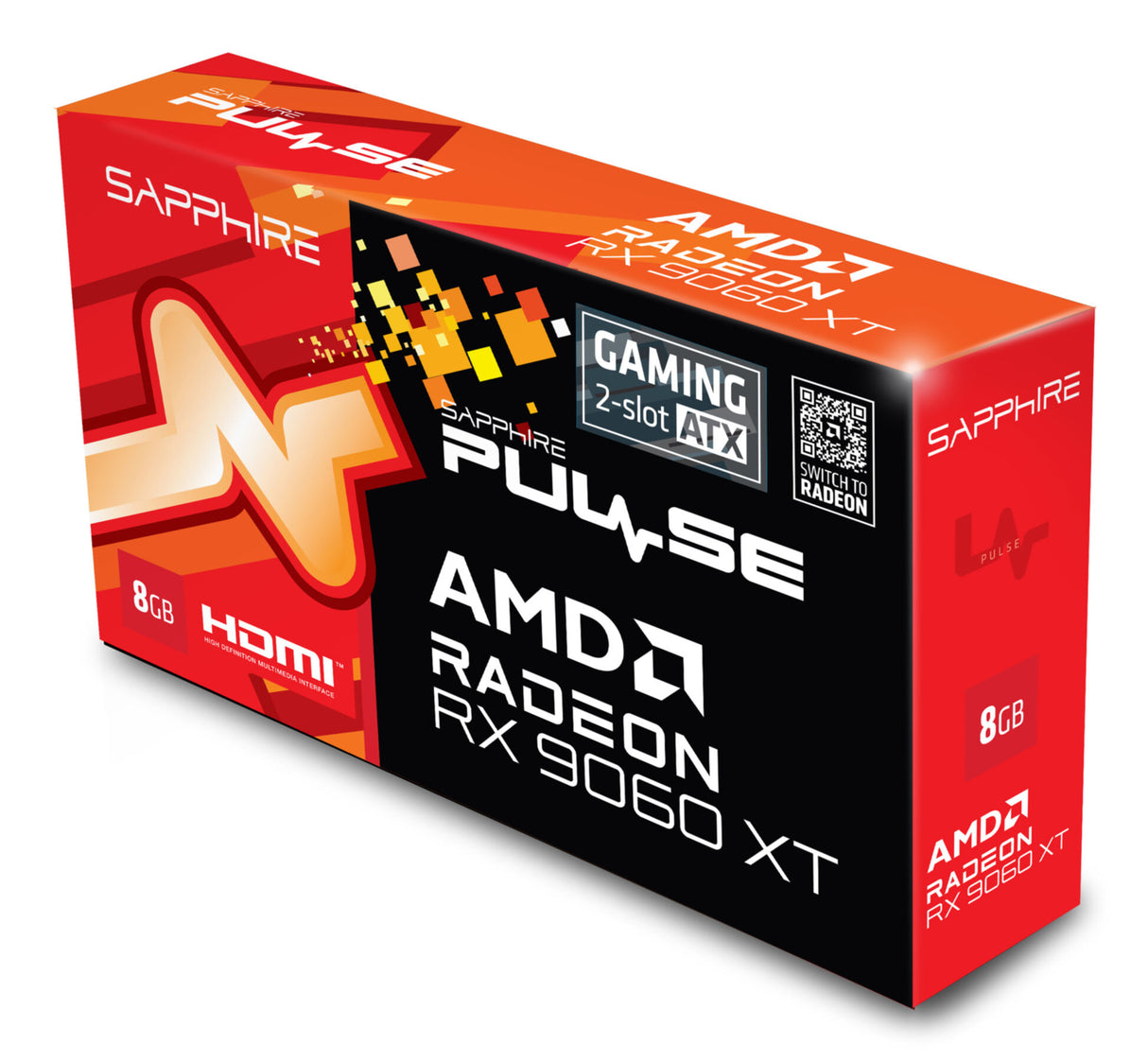 VGA SAPPHIRE PULSE Radeon RX 9060 XT 8GB Gaming DUAL (UEFI)