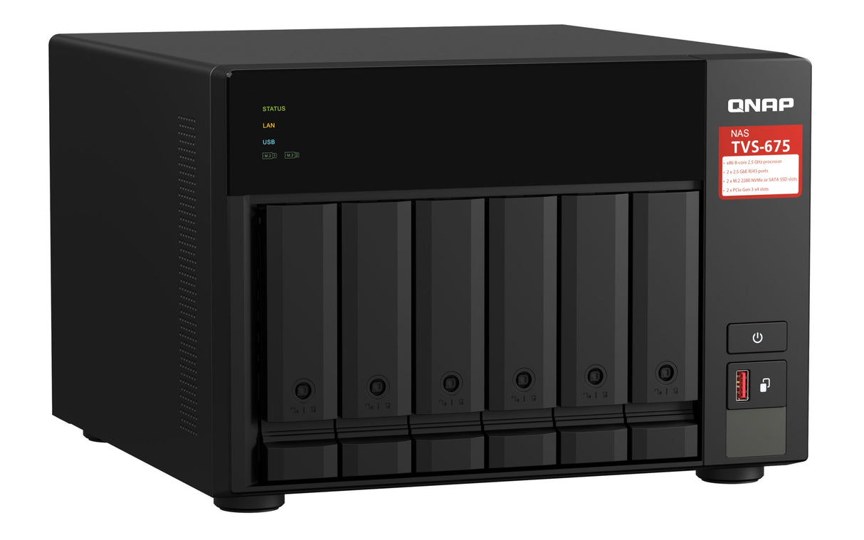 NAS Server QNAP TVS-675-8G 6-Bay
