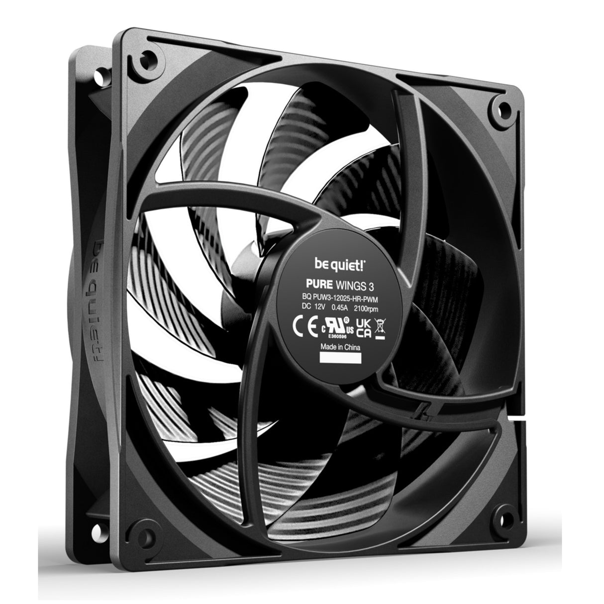 PC- Gehäuselüfter Be Quiet Pure Wings 3 PWM HS 120mm High-Speed BL140 3er Pack