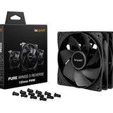 PC- Gehäuselüfter Be Quiet Pure Wings 3 PWM 120mm Reverse BL137 3er Pack