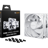 PC- Gehäuselüfter Be Quiet Pure Wings 3 PWM 120mm Reverse White BL136 3er Pack