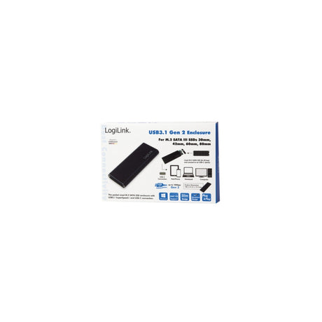 SSD Gehäuse LogiLink Speichergehäuse M.2 Card USB 3.1 UA0314 [95541_3_1280x1280..jpg]