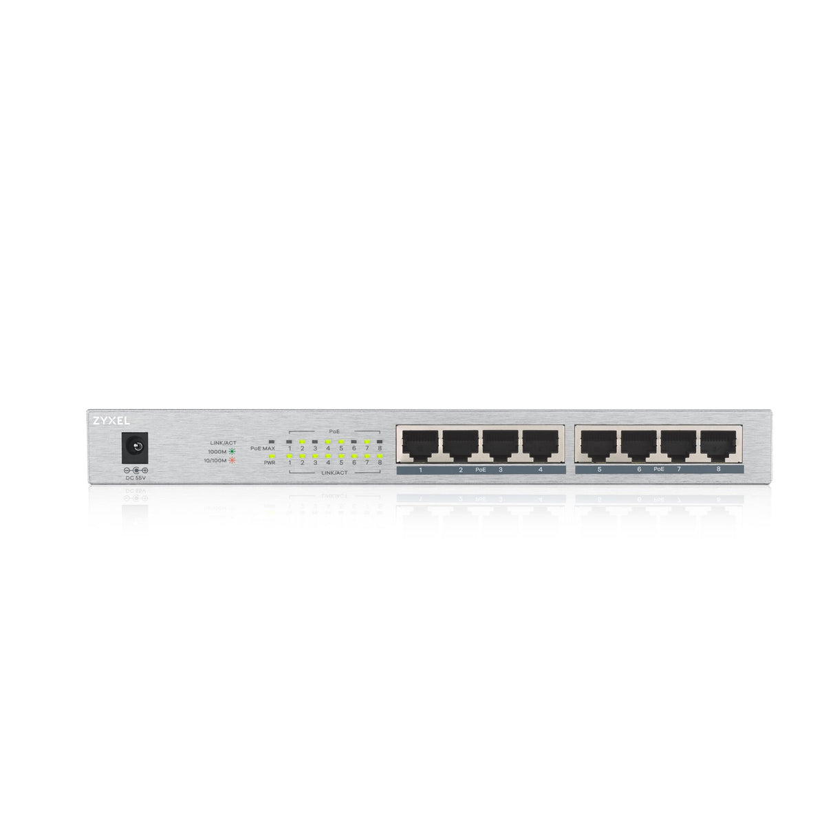 Zyxel Switch 8-port 10/100/1000 GS1008HP-EU0101F