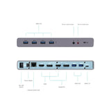 i-tec USB-C Video Docking Station USB-C / USB-A 3.0 CADUAL4KDOCK