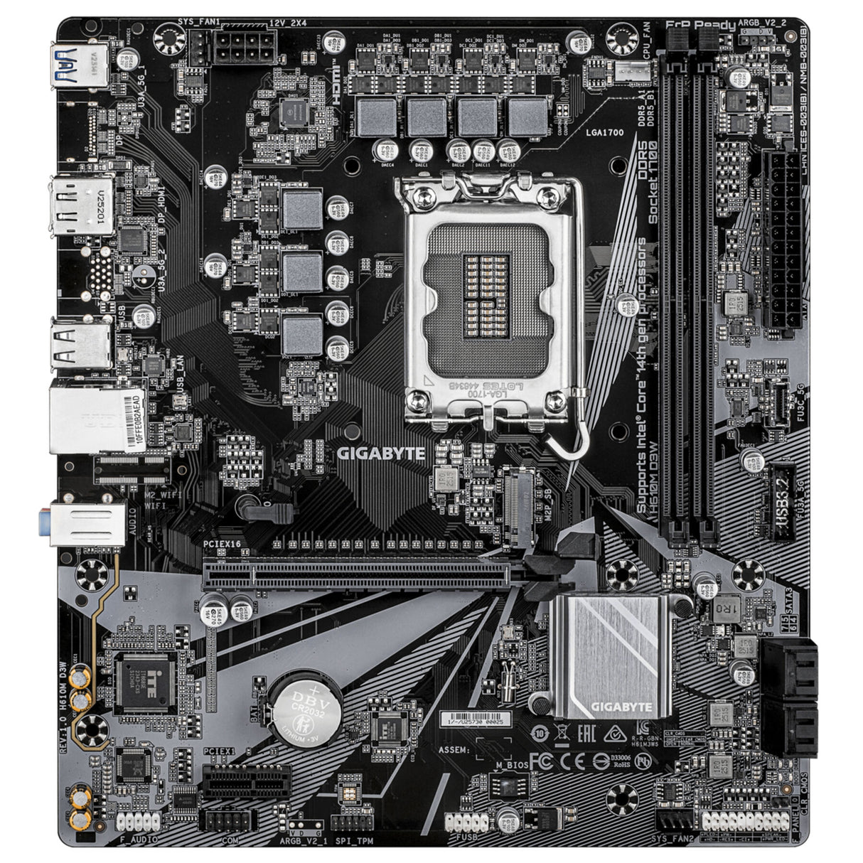 Gigabyte GA-H610M D3W (1700) (D)