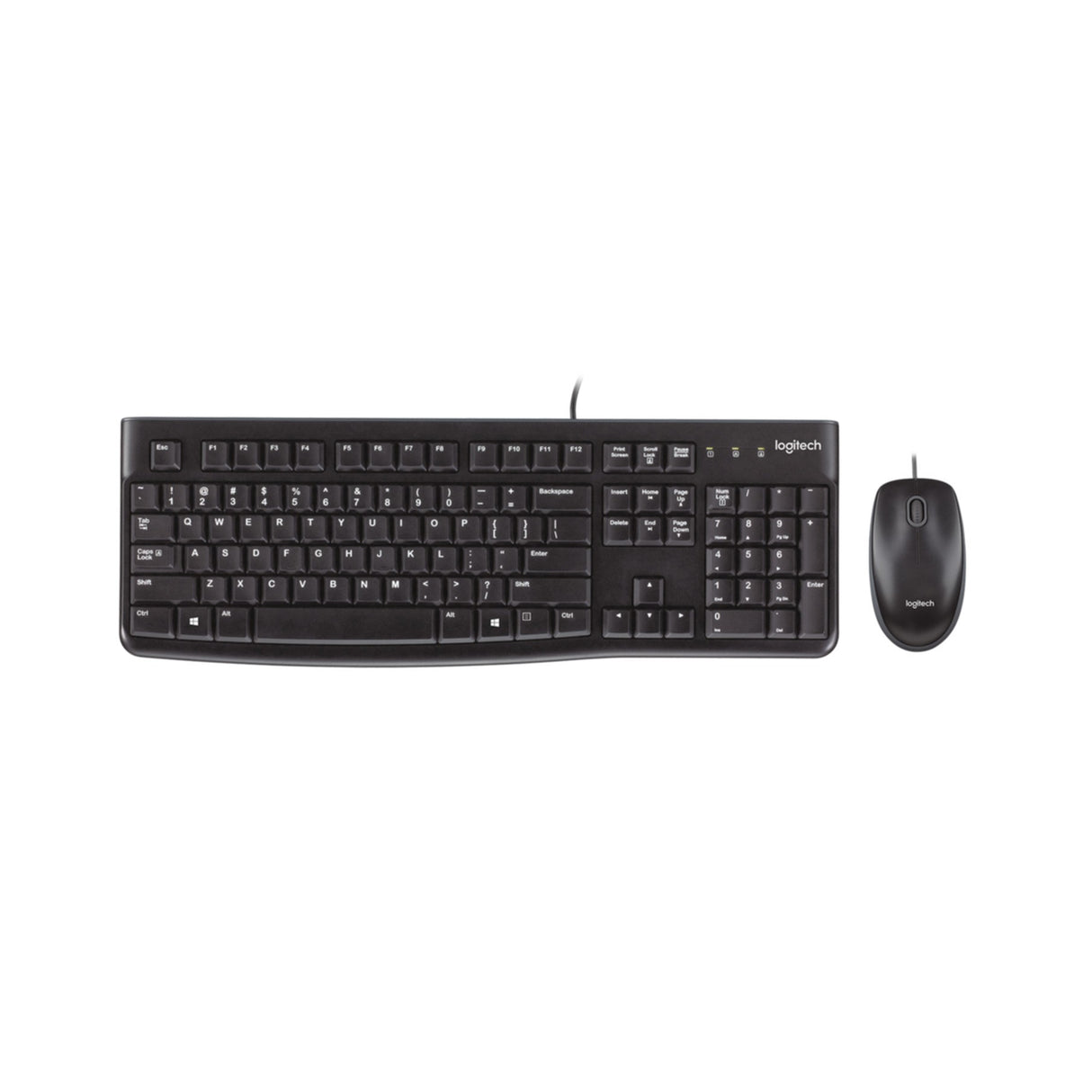 Keyboard & Mouse Logitech Wired Combo MK120 black (US) (920-002563)